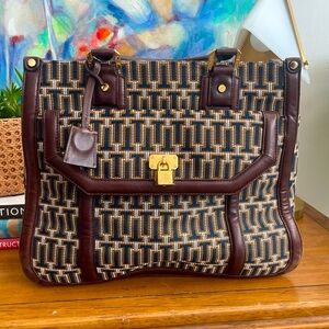 Vintage Tory Burch Chevron Purse